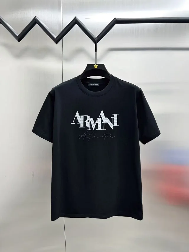 EA7 T-Shirts Short-Sleeve Logo Print product detail image 7