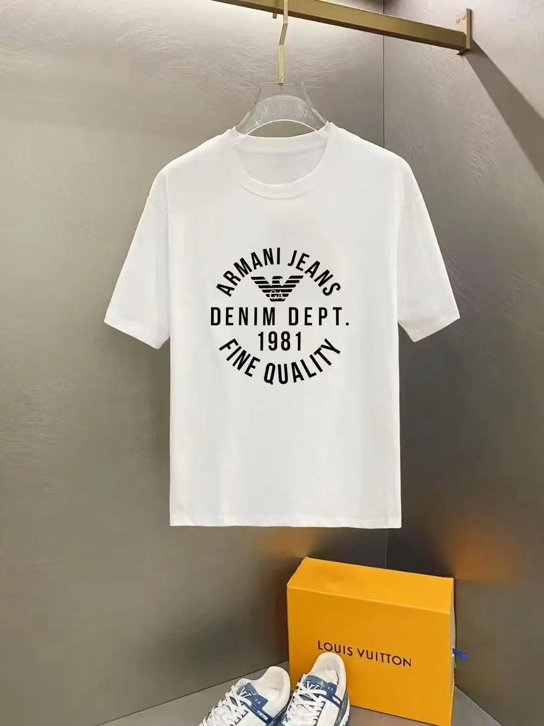EA7 T-Shirts Short-Sleeve Logo Print — 28