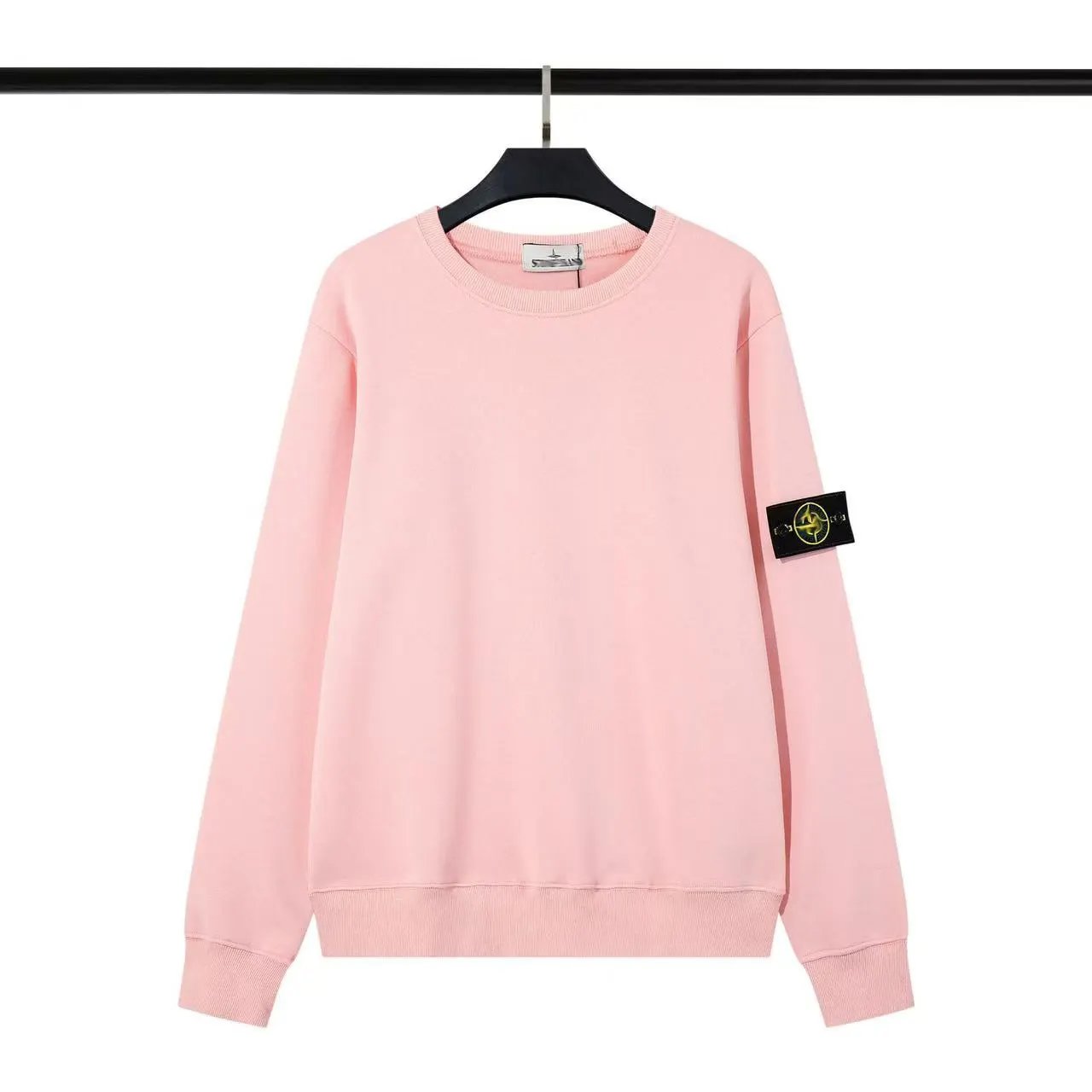 C.P. Company Hoodies & Sweatshirts Quarter-Zip Mock-Neck Sweatshirt with Lens Sleeve Pocket — 20