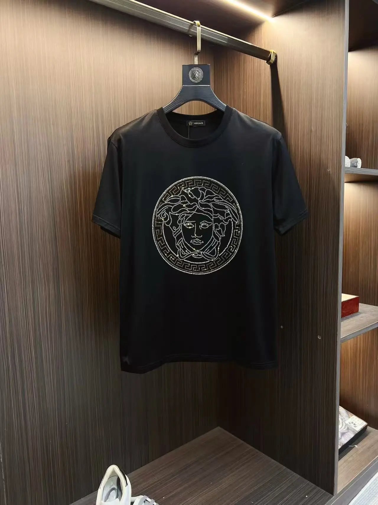Versace T-Shirts Logo Print Short-Sleeve T-Shirt — 20