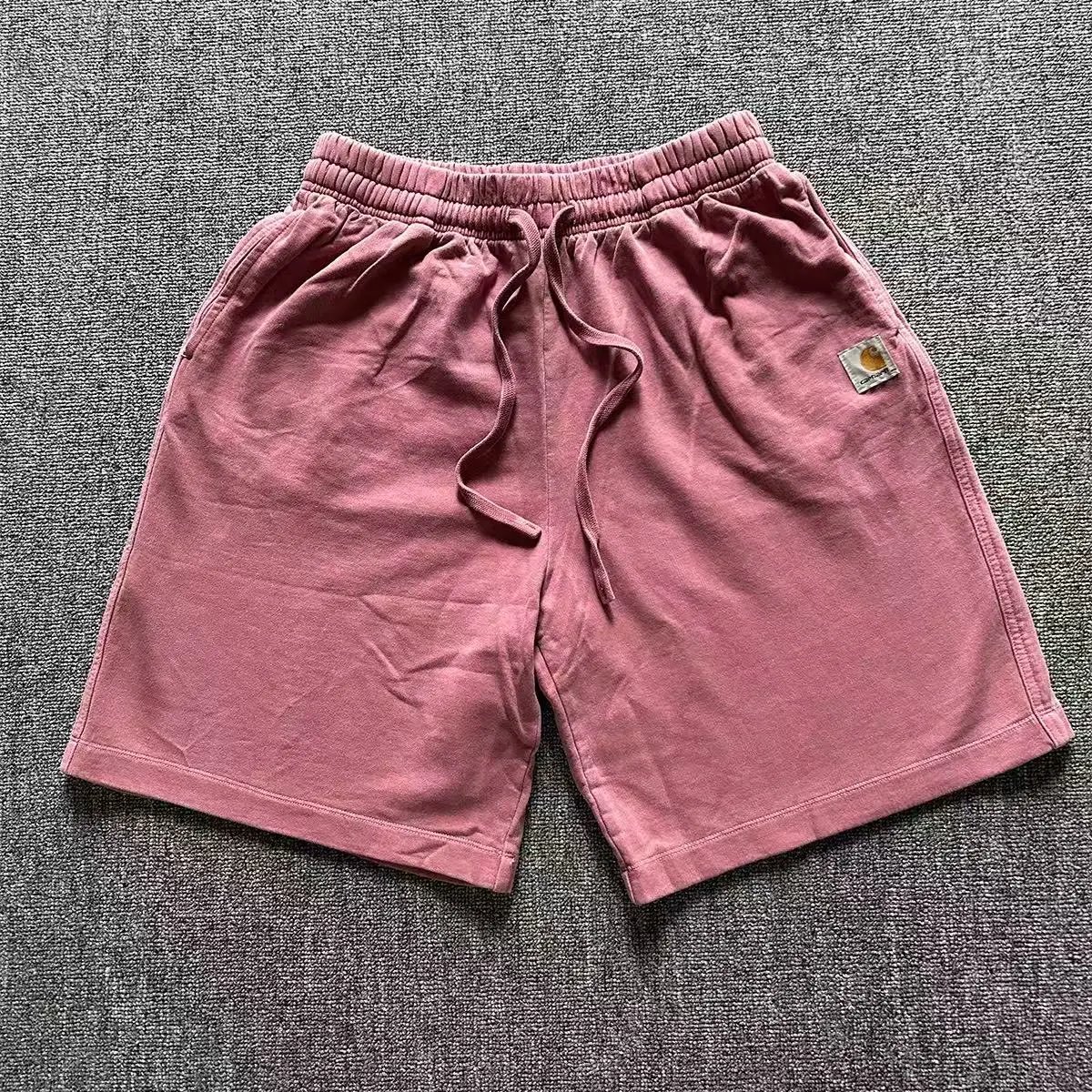 Carhartt Shorts Washed elastic-waist drawstring with logo patch — 8