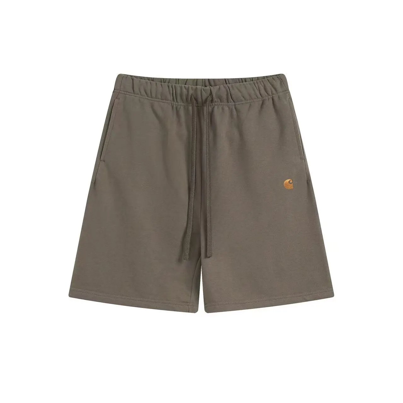 Carhartt Shorts Washed elastic-waist drawstring with logo patch — 14