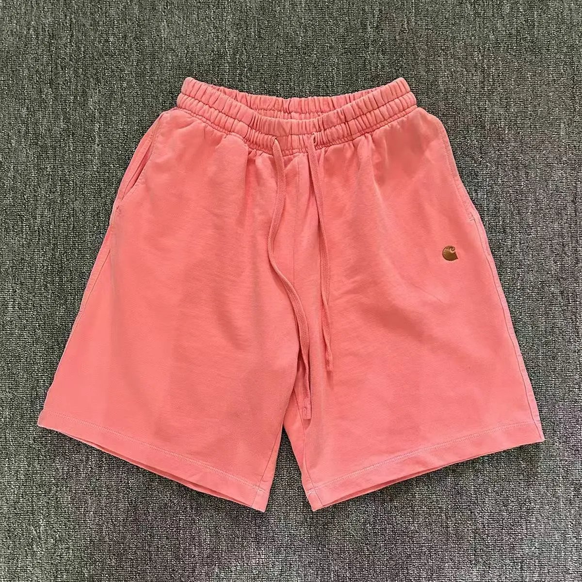 Carhartt Shorts Washed elastic-waist drawstring with logo patch — 11