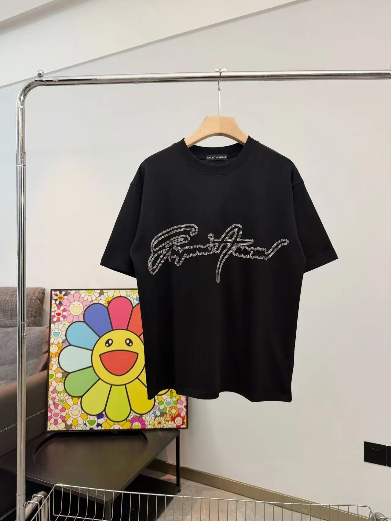 EA7 T-Shirts Short-Sleeve Logo Print — 37
