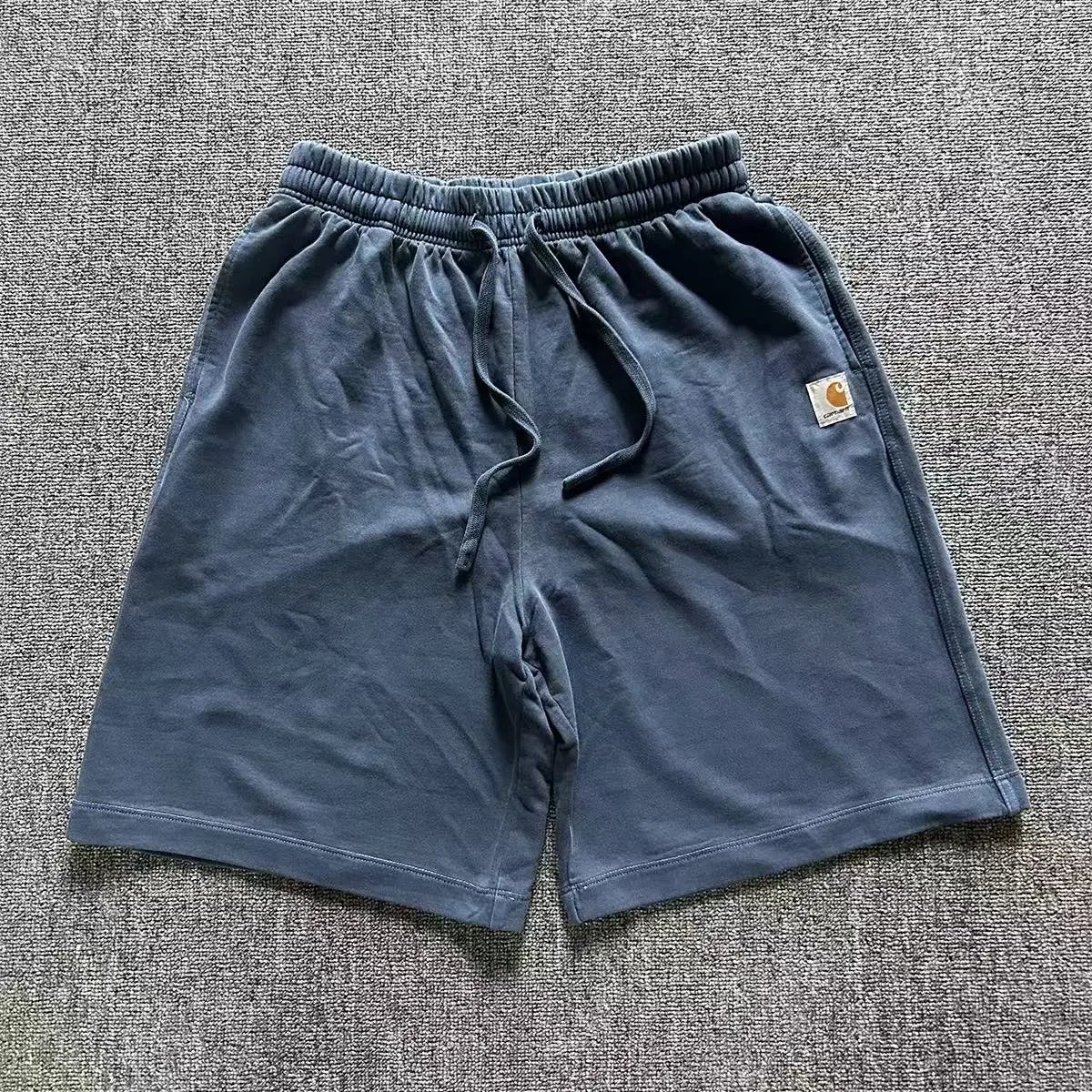 Carhartt Shorts Washed elastic-waist drawstring with logo patch — 10