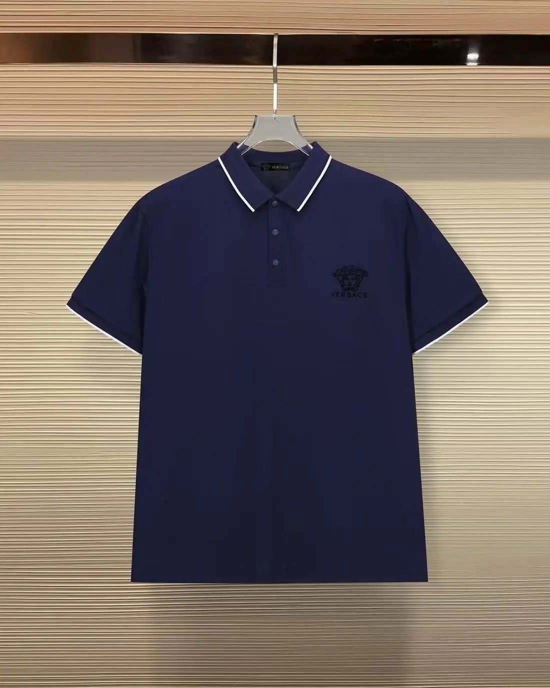 Versace T-Shirts Logo Print Short-Sleeve T-Shirt — 27