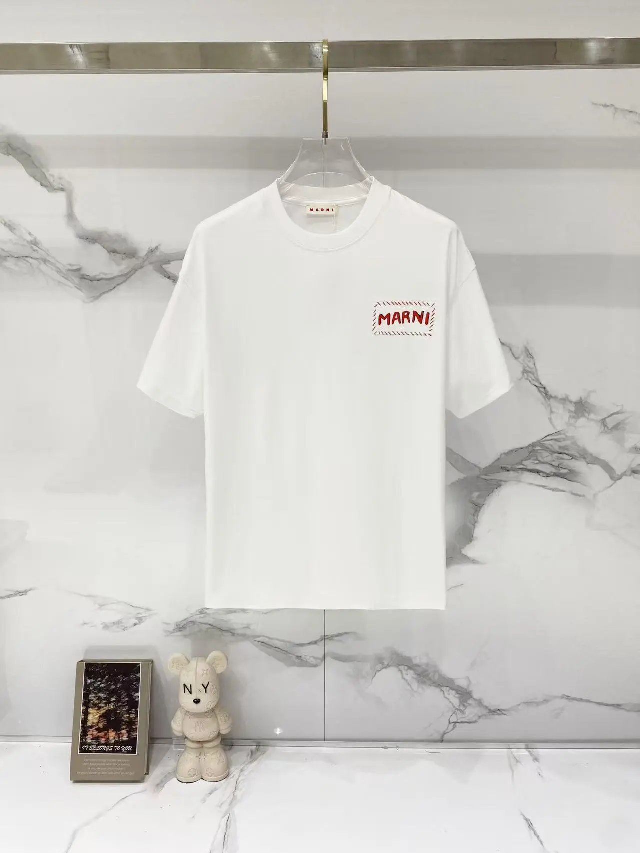 EA7 T-Shirts Short-Sleeve Logo Print — 36