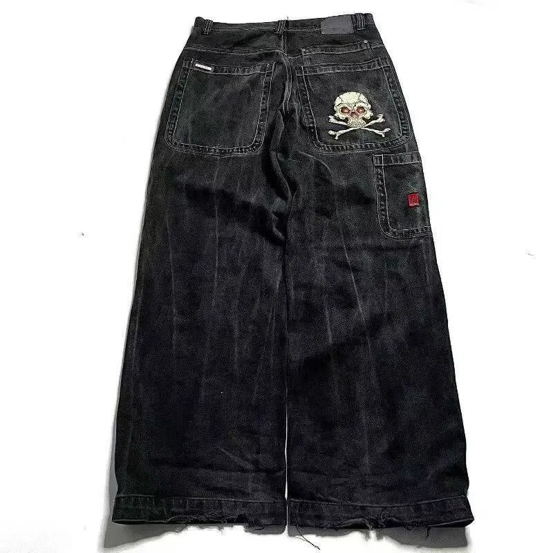 Unbranded Jeans Loose wide-leg graphic embroidered — 20