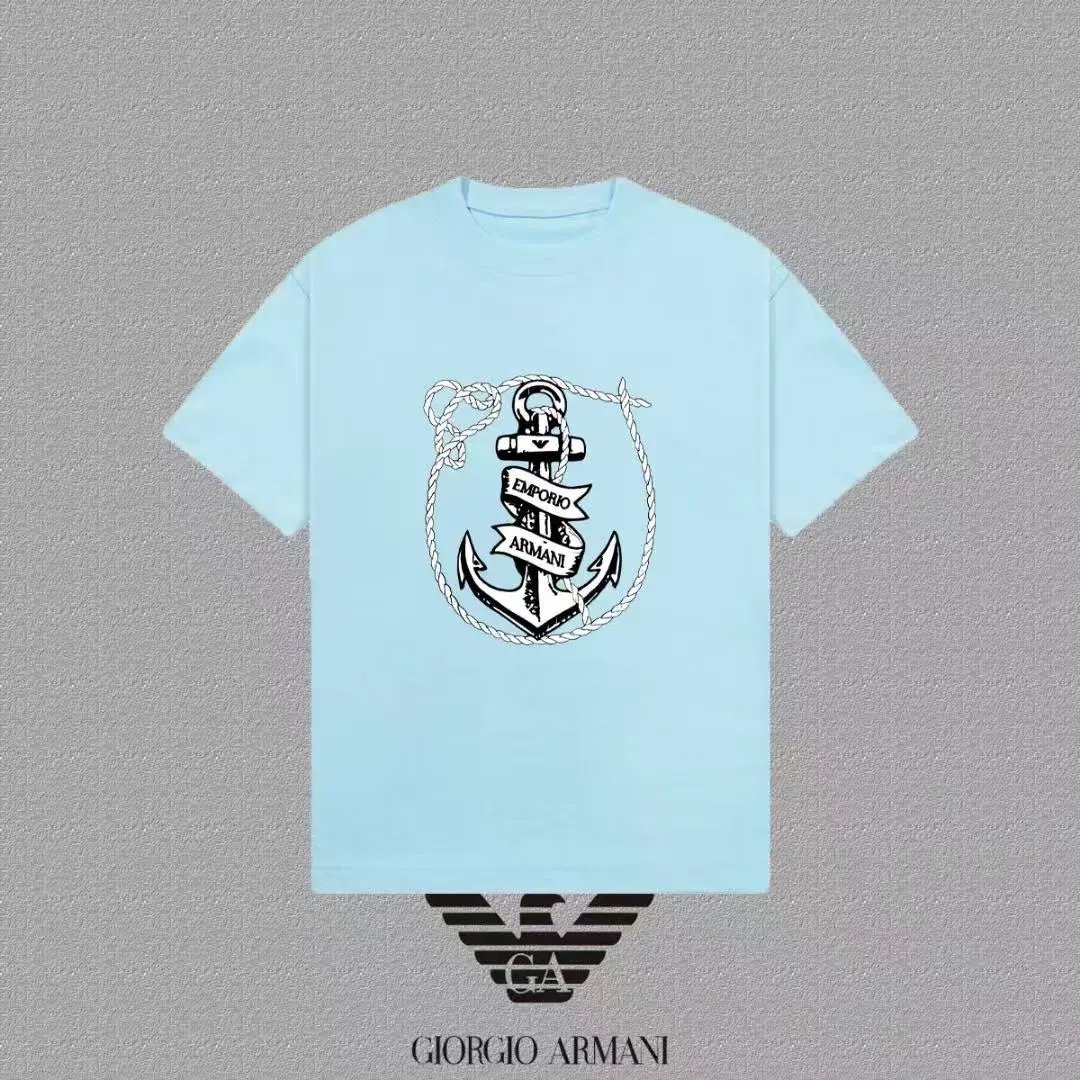 EA7 T-Shirts Short-Sleeve Logo Print — 38