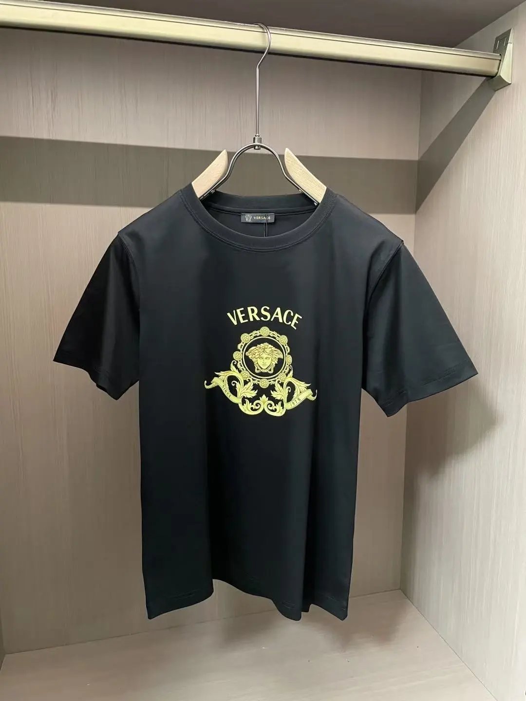 Versace T-Shirts Logo Print Short-Sleeve T-Shirt — 9