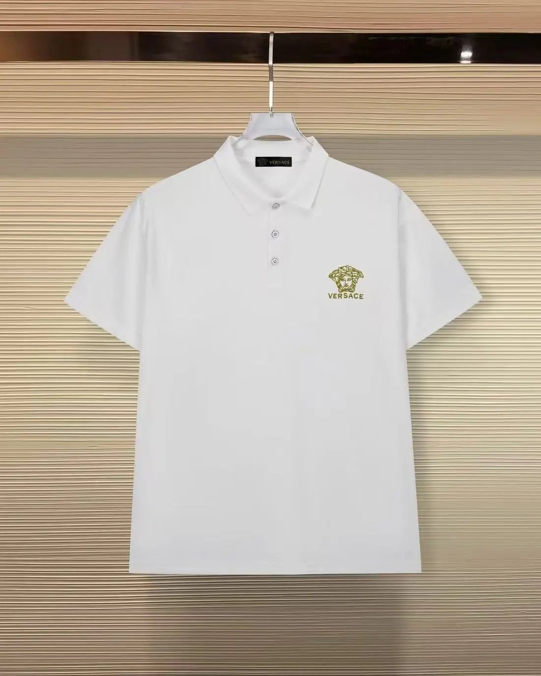 Versace T-Shirts Logo Print Short-Sleeve T-Shirt — 28