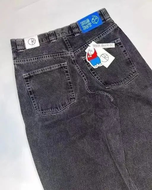 Unbranded Jeans Loose wide-leg graphic embroidered — 14