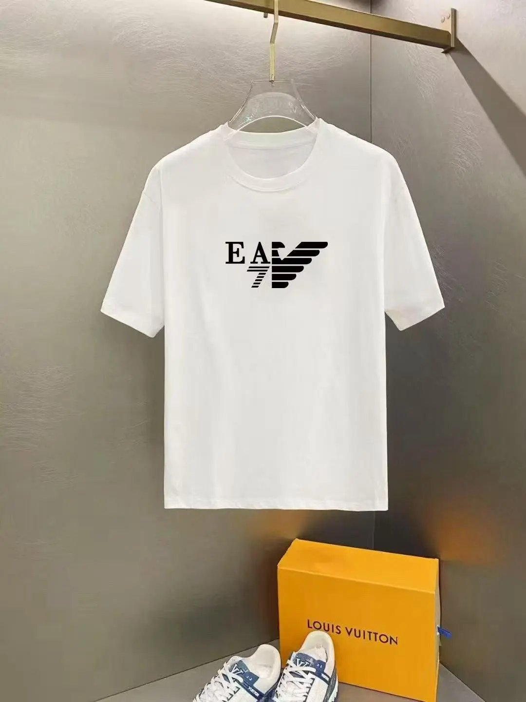 EA7 T-Shirts Short-Sleeve Logo Print — 29