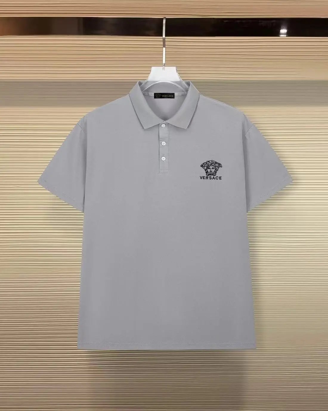 Versace T-Shirts Logo Print Short-Sleeve T-Shirt — 29
