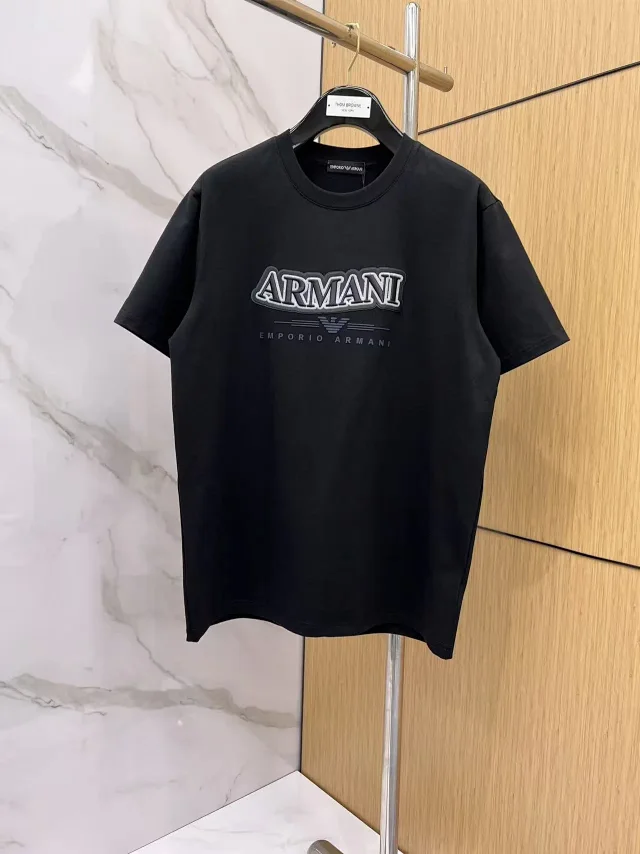 EA7 T-Shirts Short-Sleeve Logo Print product detail image 11