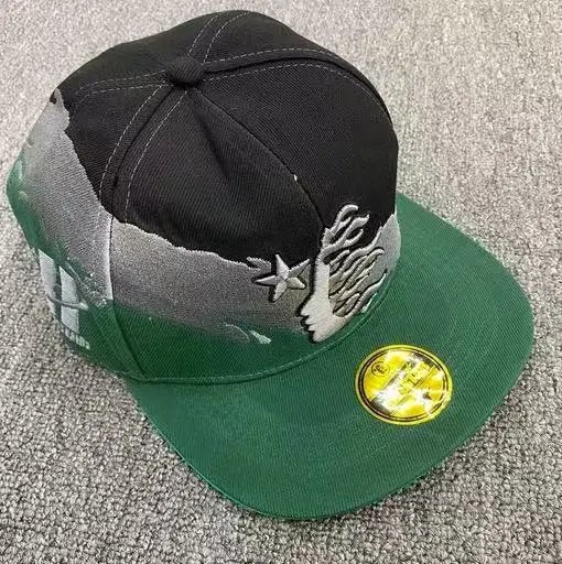 Unbranded Hats P-0112 mesh trucker cap with embroidered star and graphic motifs — 30