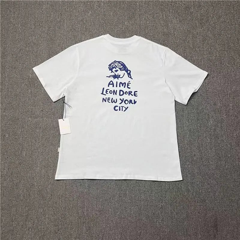 AMI Paris T-Shirts Alexandre Logo Striped Raglan T-Shirt — 10