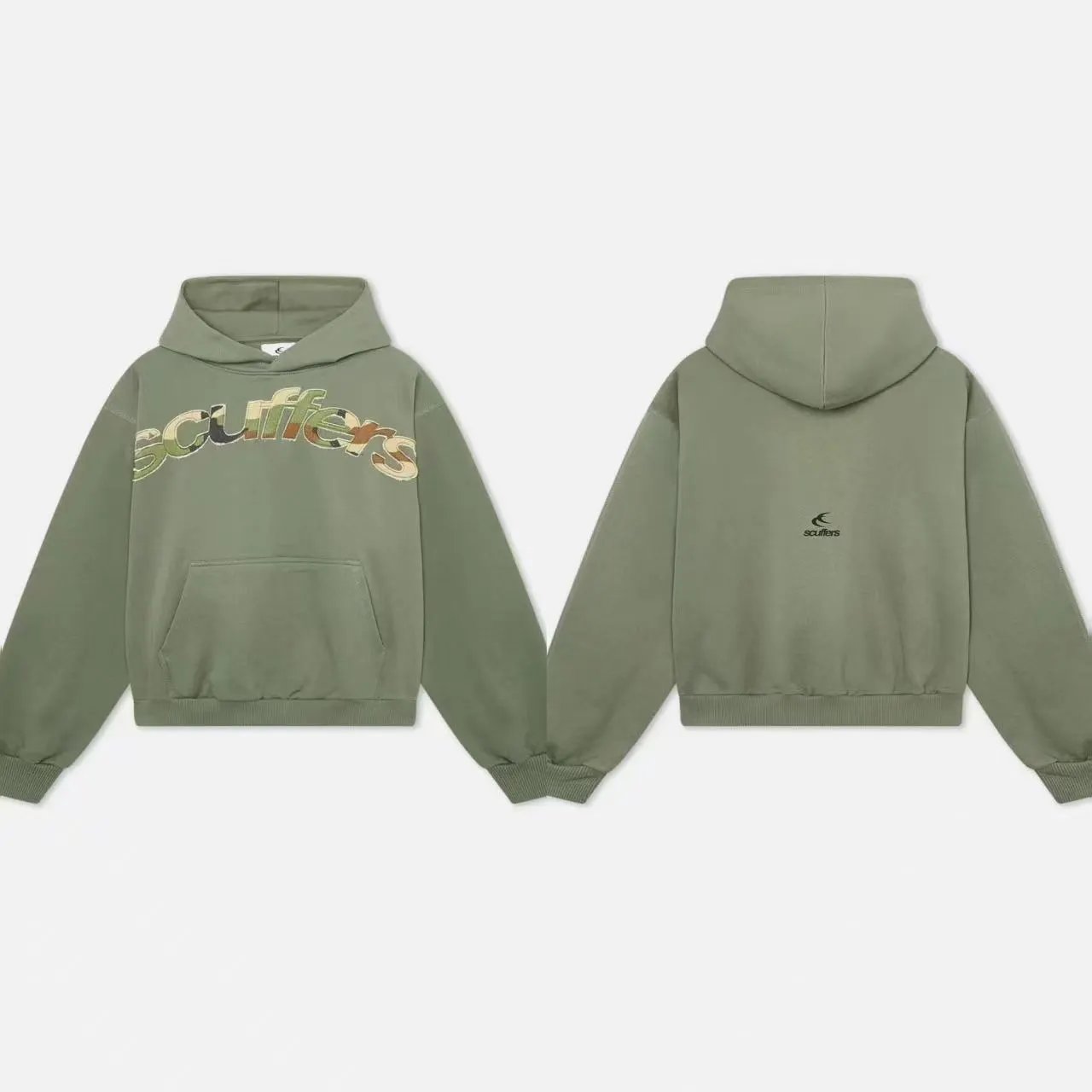 Culture Hoodies & Sweatshirts Embroidered Logo Pullover Hoodie with Kangaroo Pocket — 22