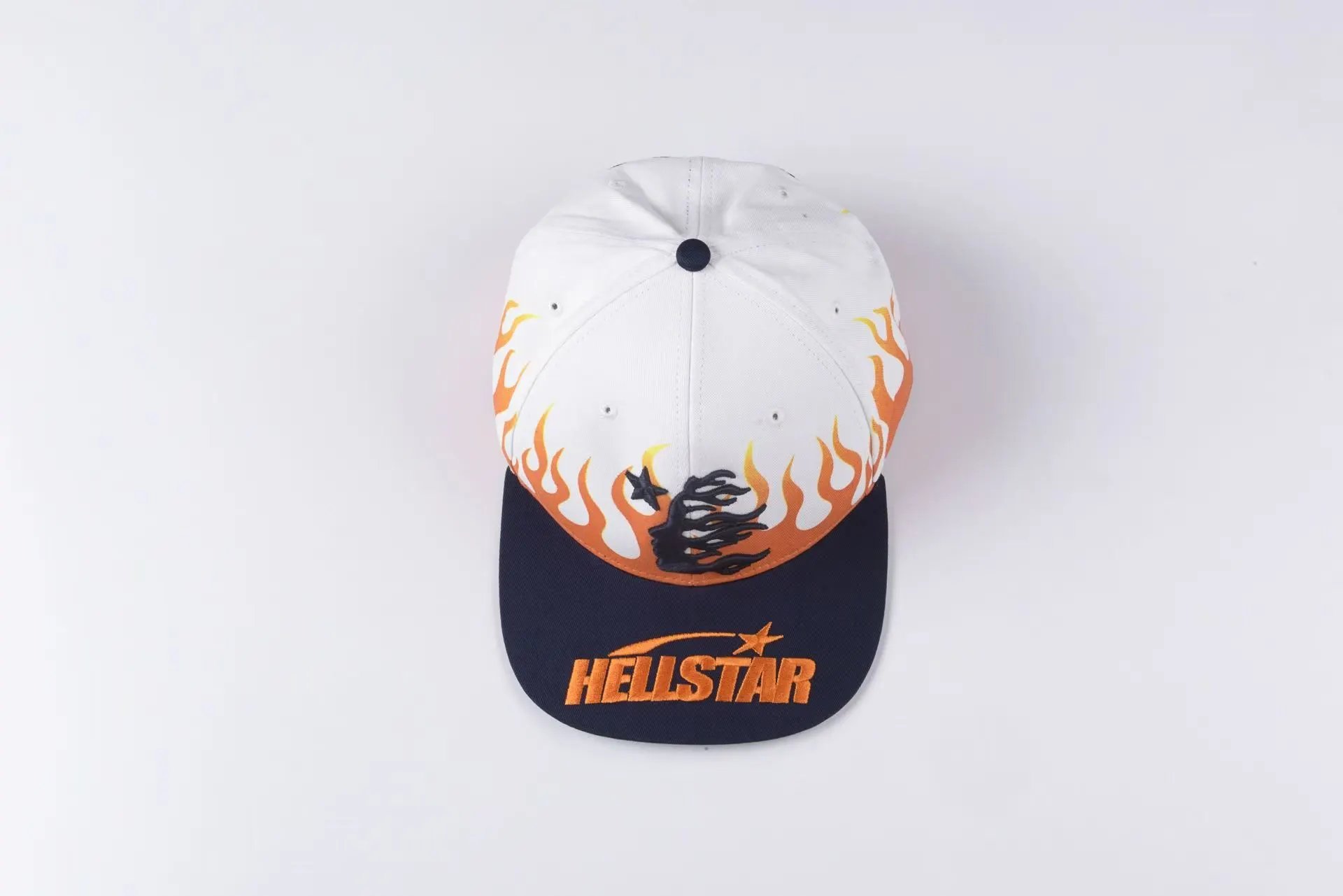 Unbranded Hats P-0112 mesh trucker cap with embroidered star and graphic motifs — 25