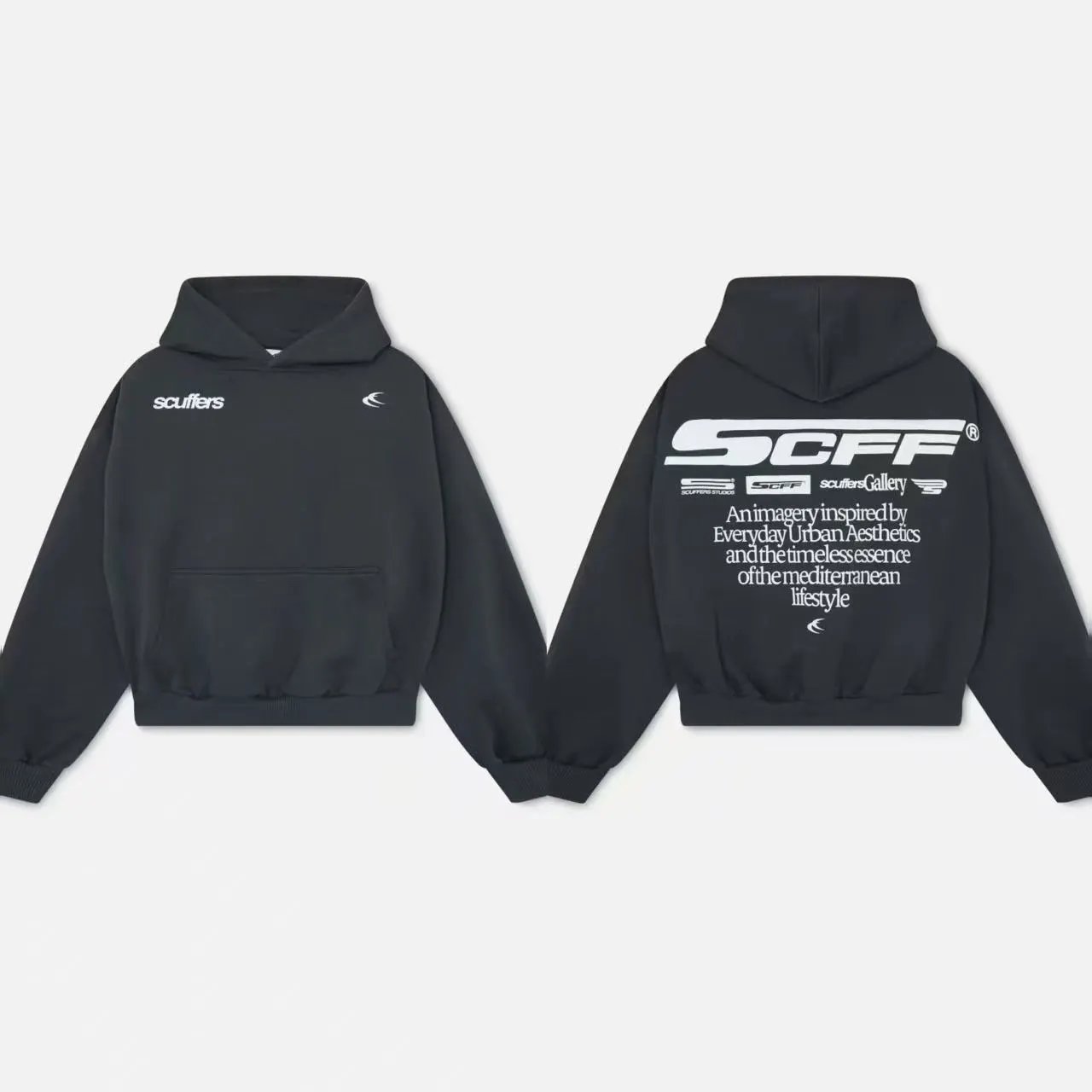 Culture Hoodies & Sweatshirts Embroidered Logo Pullover Hoodie with Kangaroo Pocket — 16