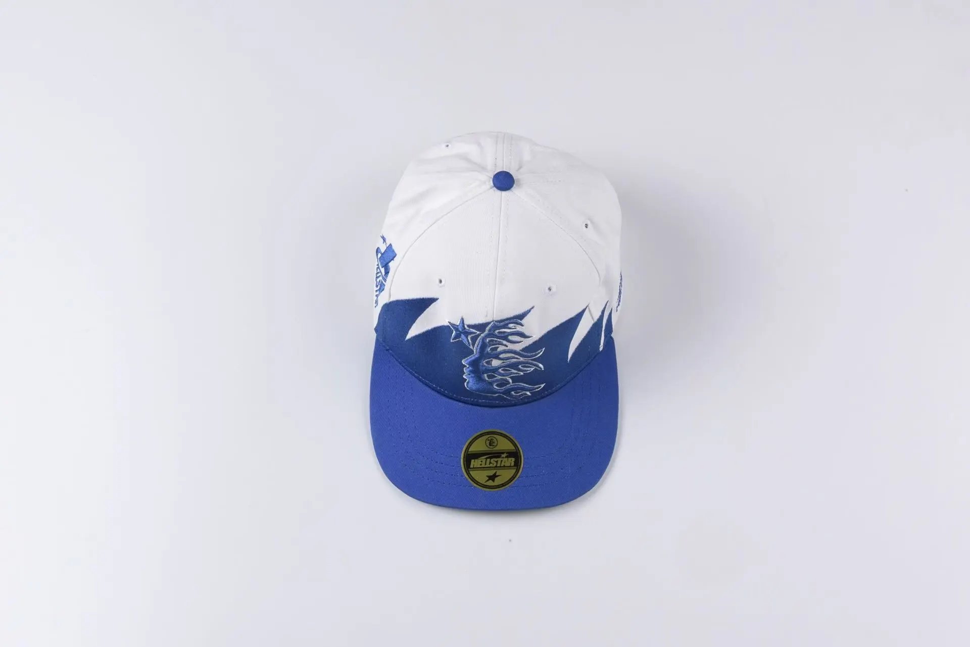 Unbranded Hats P-0112 mesh trucker cap with embroidered star and graphic motifs — 27