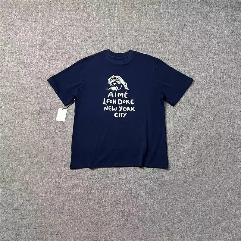 AMI Paris T-Shirts Alexandre Logo Striped Raglan T-Shirt — 11