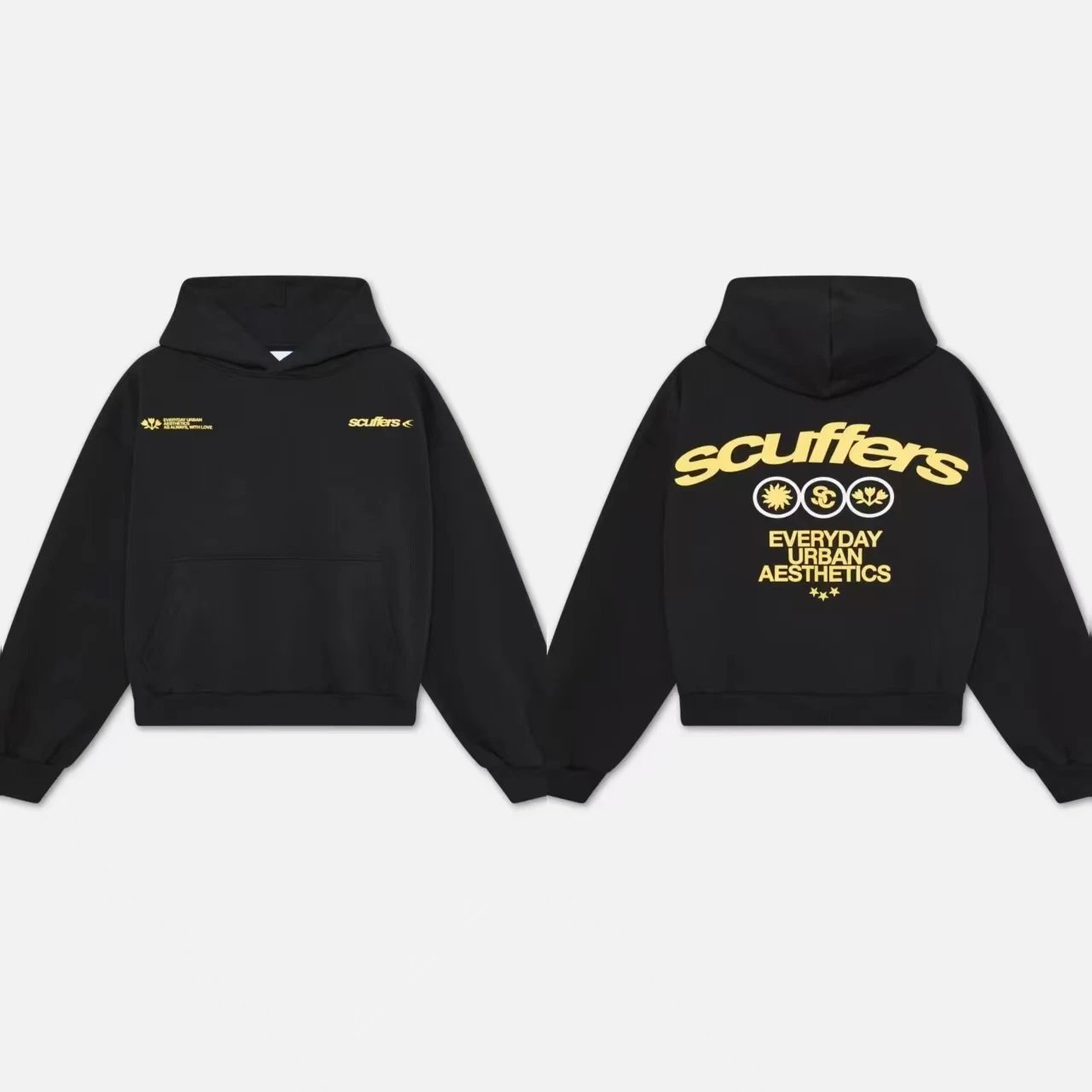 Culture Hoodies & Sweatshirts Embroidered Logo Pullover Hoodie with Kangaroo Pocket — 23