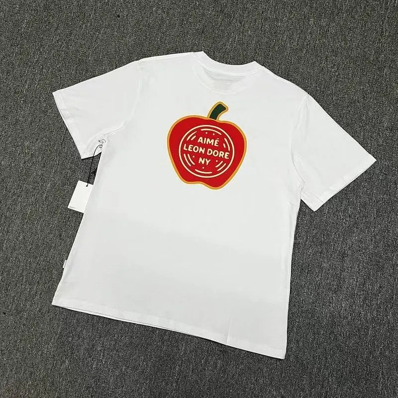 AMI Paris T-Shirts Alexandre Logo Striped Raglan T-Shirt — 13