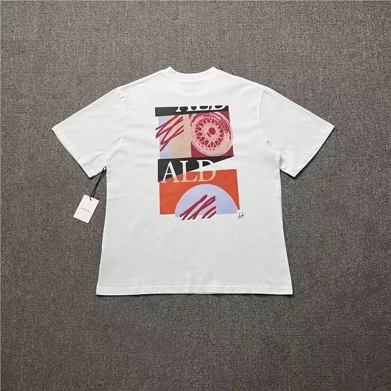 AMI Paris T-Shirts Alexandre Logo Striped Raglan T-Shirt — 6
