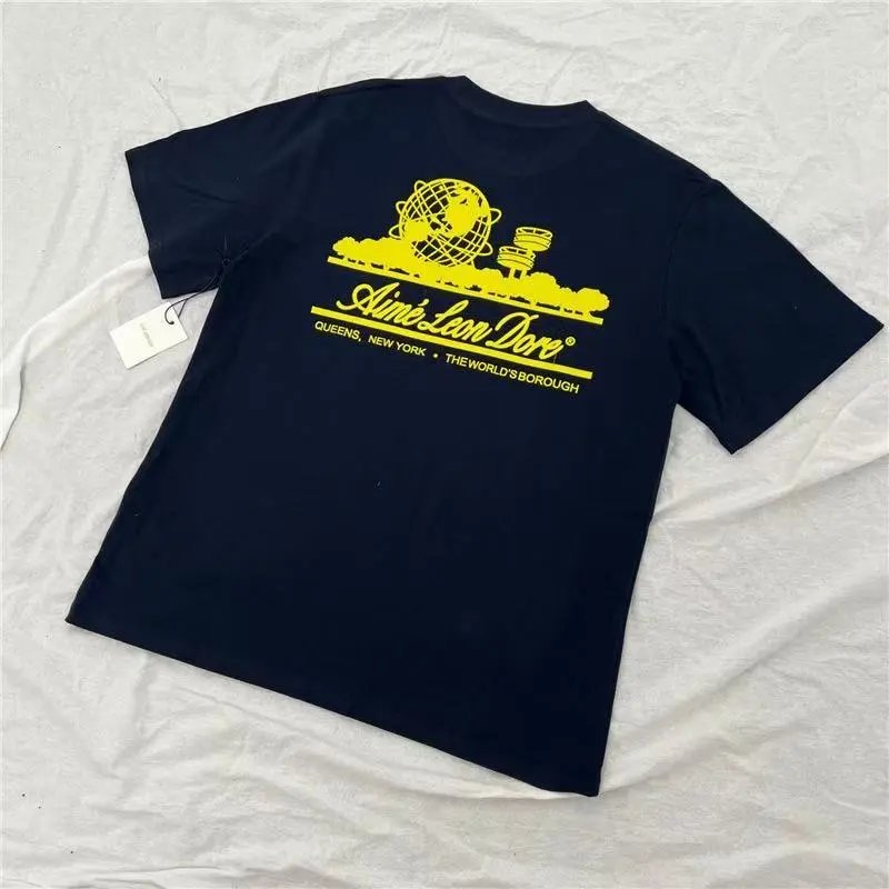 AMI Paris T-Shirts Alexandre Logo Striped Raglan T-Shirt — 32