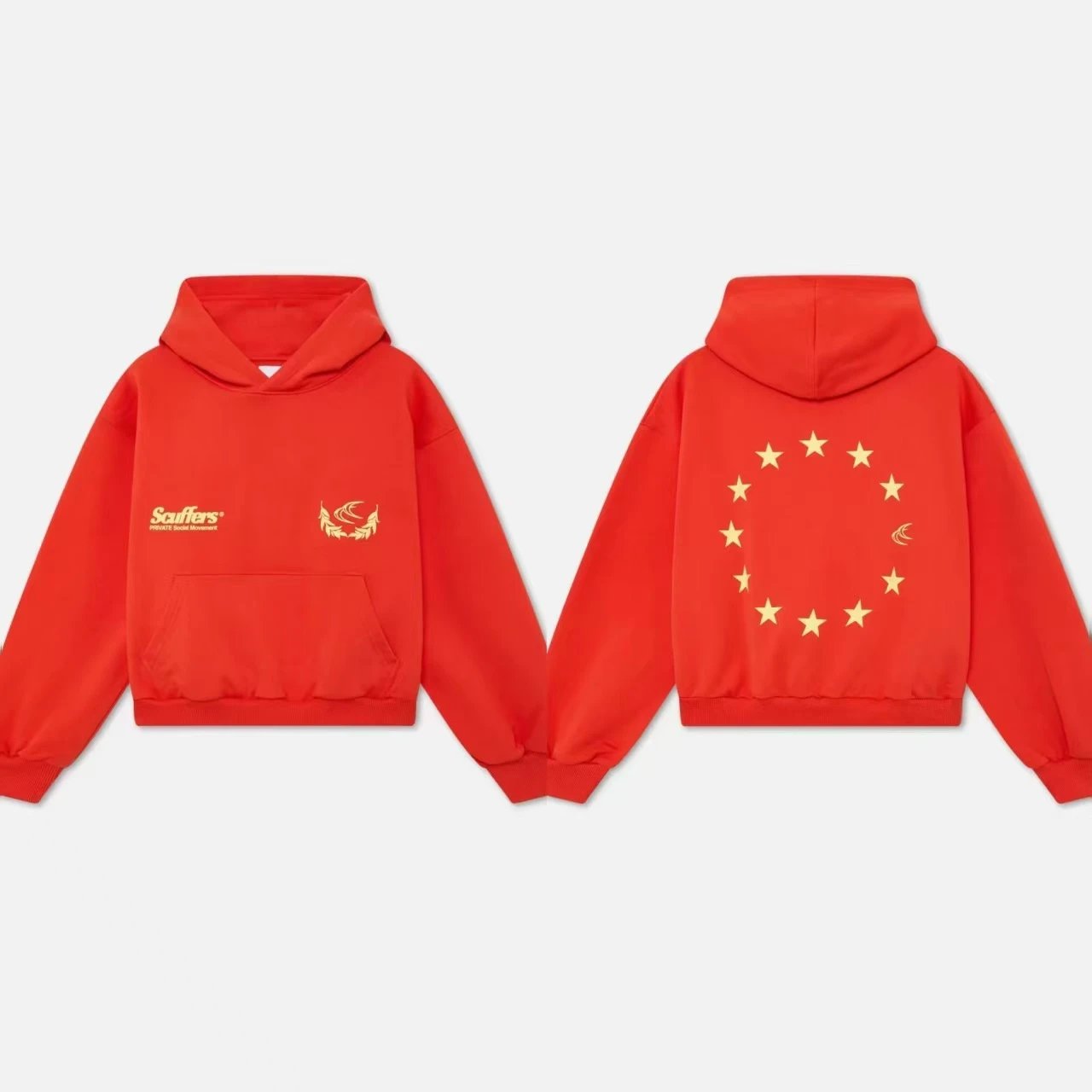 Culture Hoodies & Sweatshirts Embroidered Logo Pullover Hoodie with Kangaroo Pocket — 30