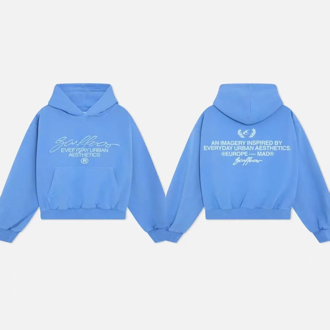 Culture Hoodies & Sweatshirts Embroidered Logo Pullover Hoodie with Kangaroo Pocket — 35