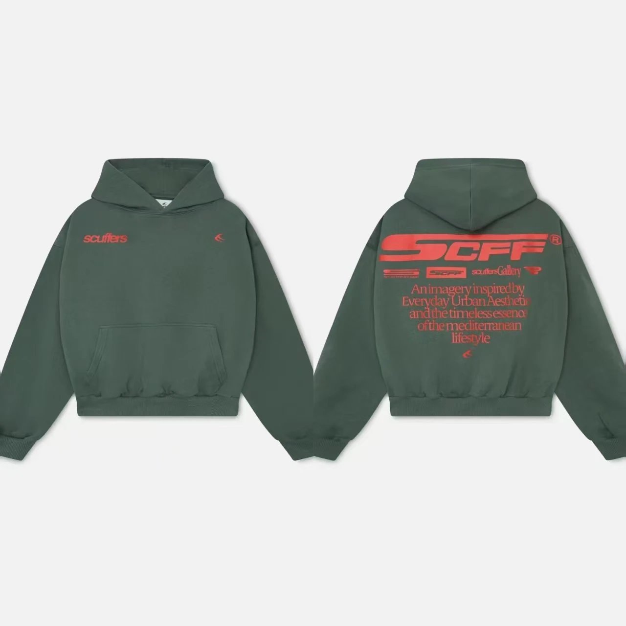 Culture Hoodies & Sweatshirts Embroidered Logo Pullover Hoodie with Kangaroo Pocket — 15