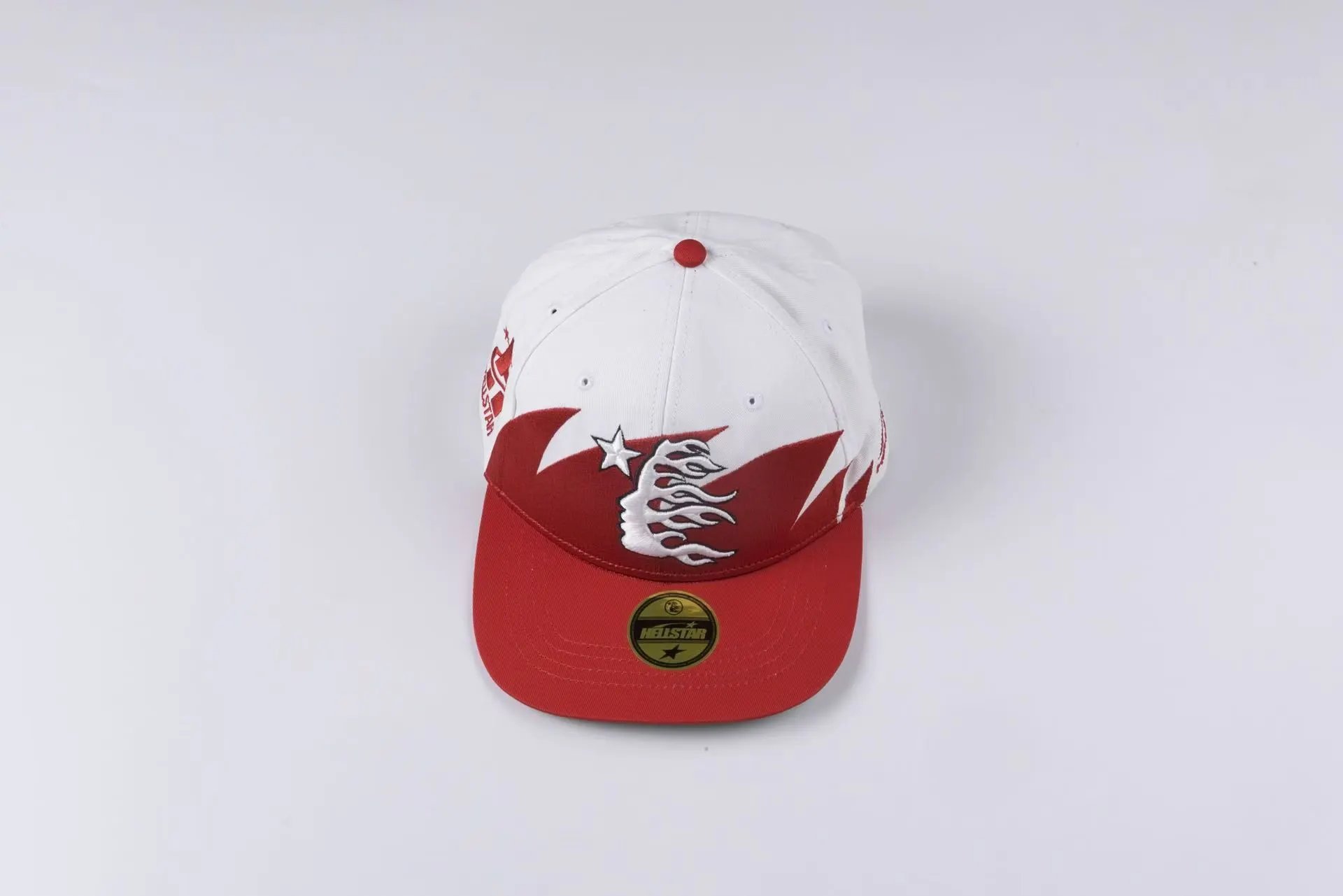 Unbranded Hats P-0112 mesh trucker cap with embroidered star and graphic motifs — 28