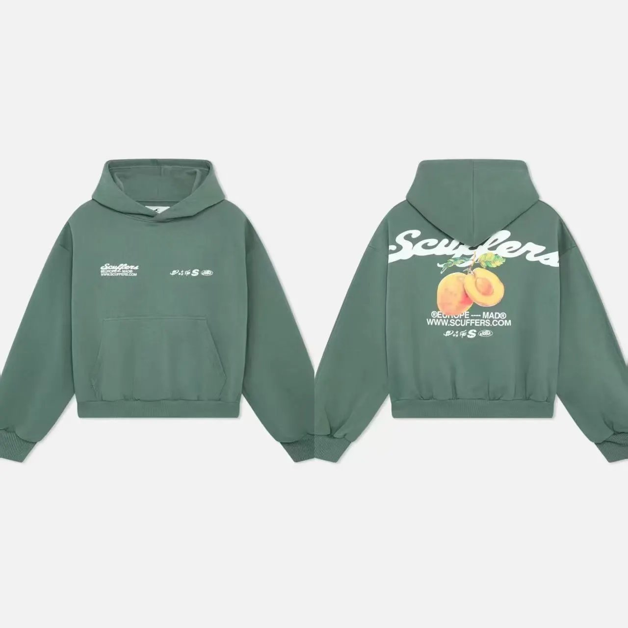 Culture Hoodies & Sweatshirts Embroidered Logo Pullover Hoodie with Kangaroo Pocket — 32