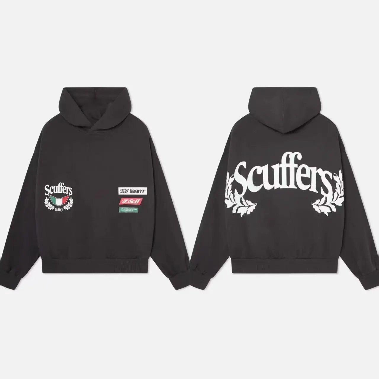 Culture Hoodies & Sweatshirts Embroidered Logo Pullover Hoodie with Kangaroo Pocket — 25