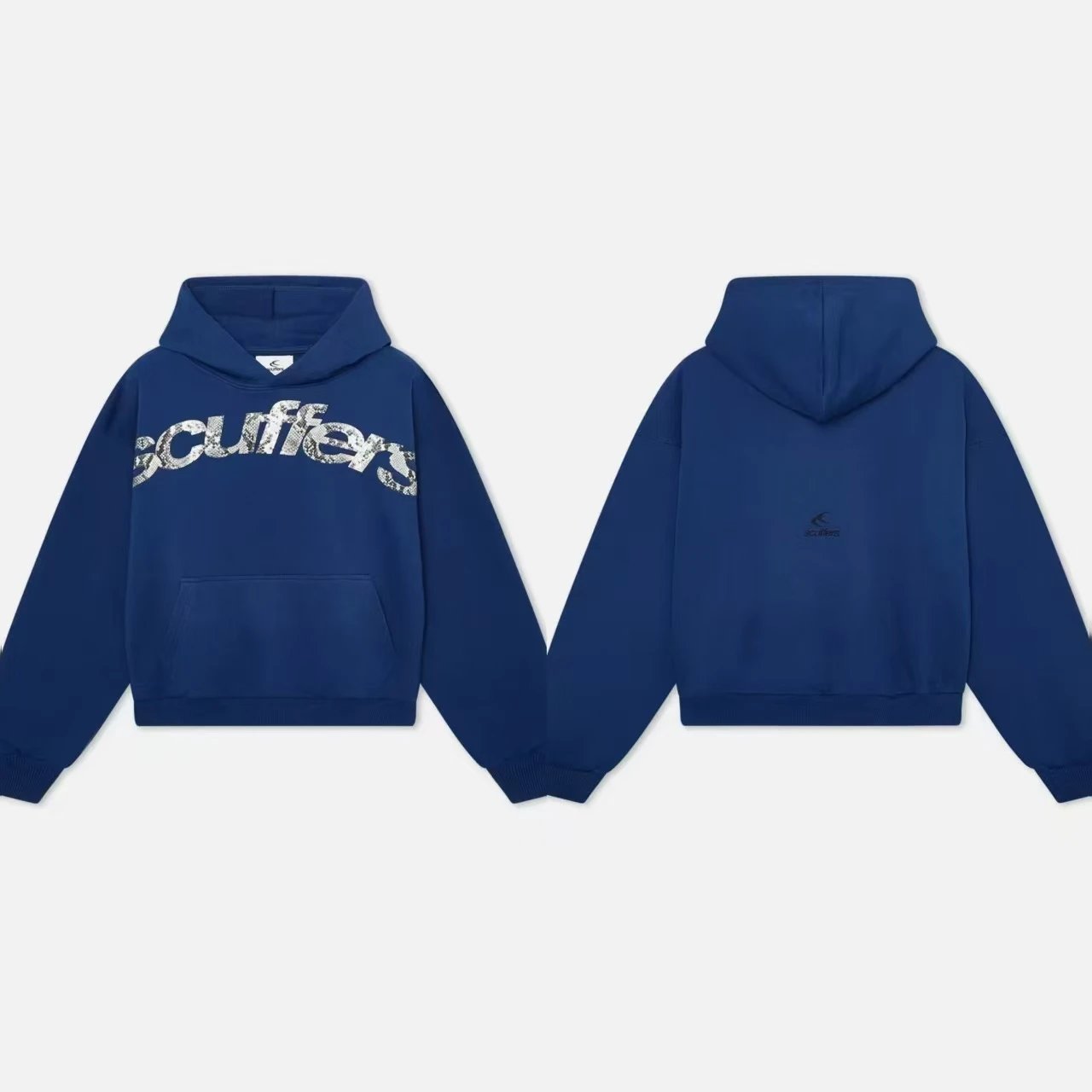Culture Hoodies & Sweatshirts Embroidered Logo Pullover Hoodie with Kangaroo Pocket — 24