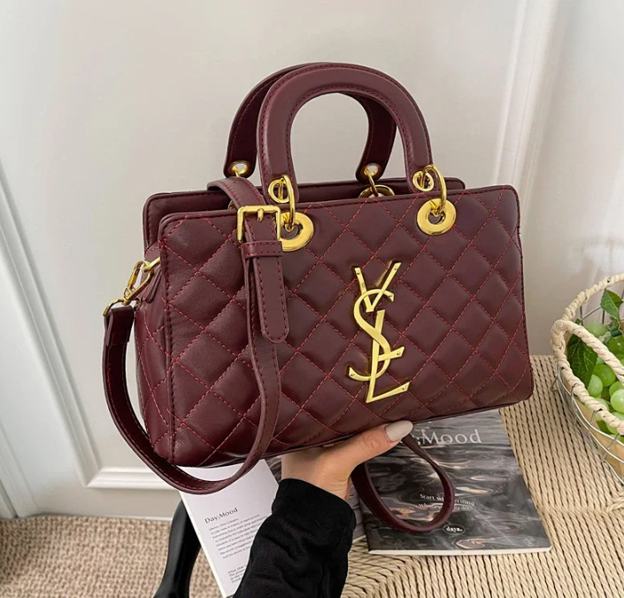 YSL Burgundy Bag