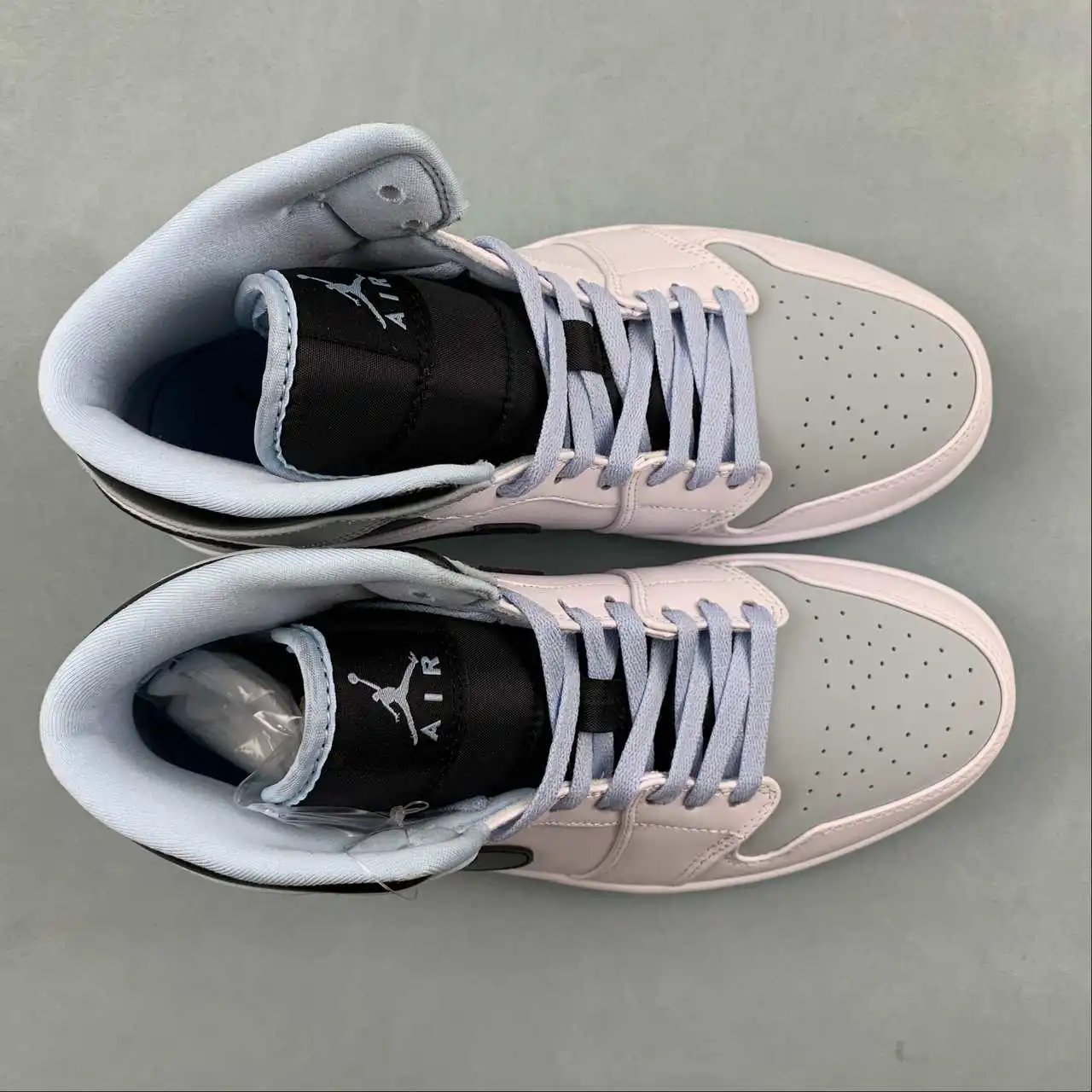 AJ1 Mid Ice Blue Smoke Grey – DV1308-104 thumbnail 4