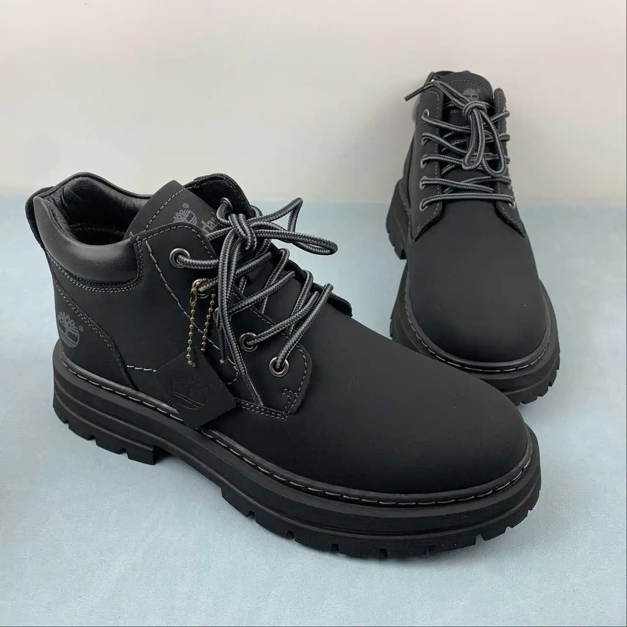 Timberland 纯黑 Allington Heights 6 Inch Platform Mid Boot thumbnail 2