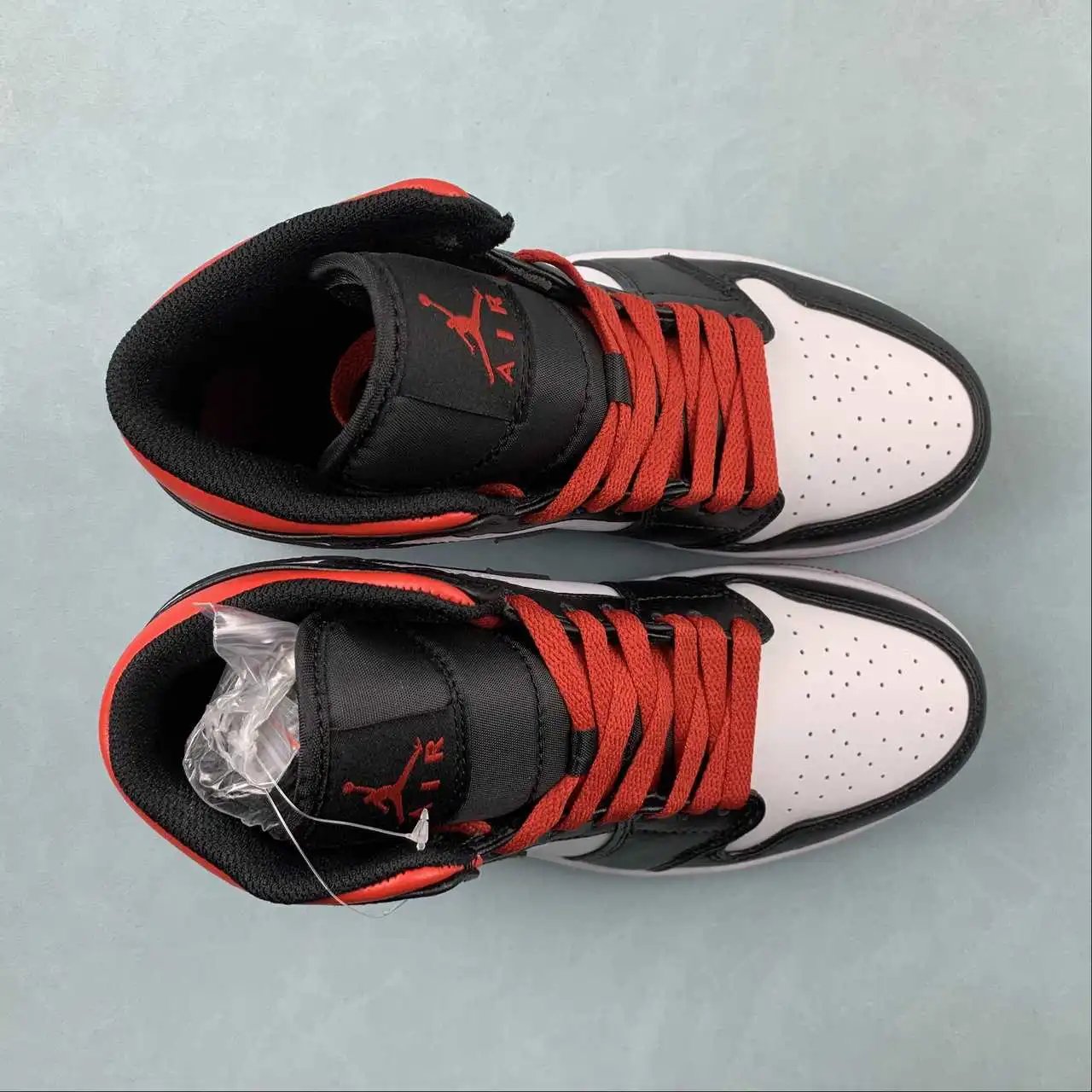 AJ1 Black White Red Bulls – DQ8426-106 thumbnail 4