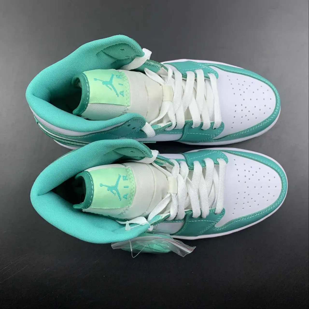 Air Jordan 1 Mid Tiffany Green White – DV2229-300 thumbnail 4