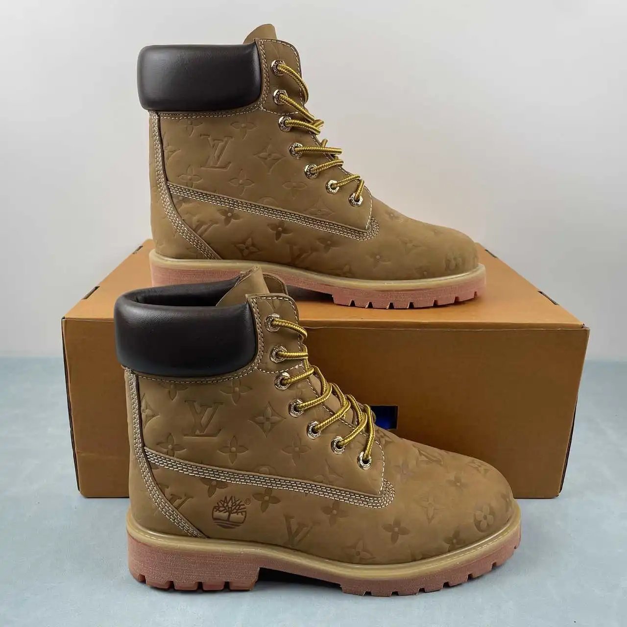 LOUIS VUITTON × Timberland 小麦色 6-Inch Ankle Boot