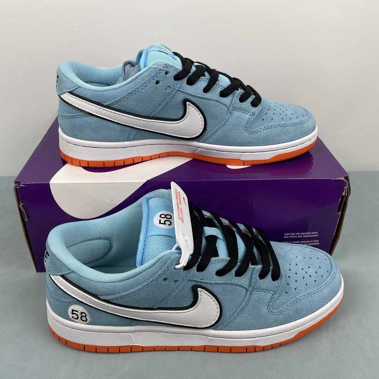 Nike Dunk Low White Blue Color-Blocked – BQ6817-401