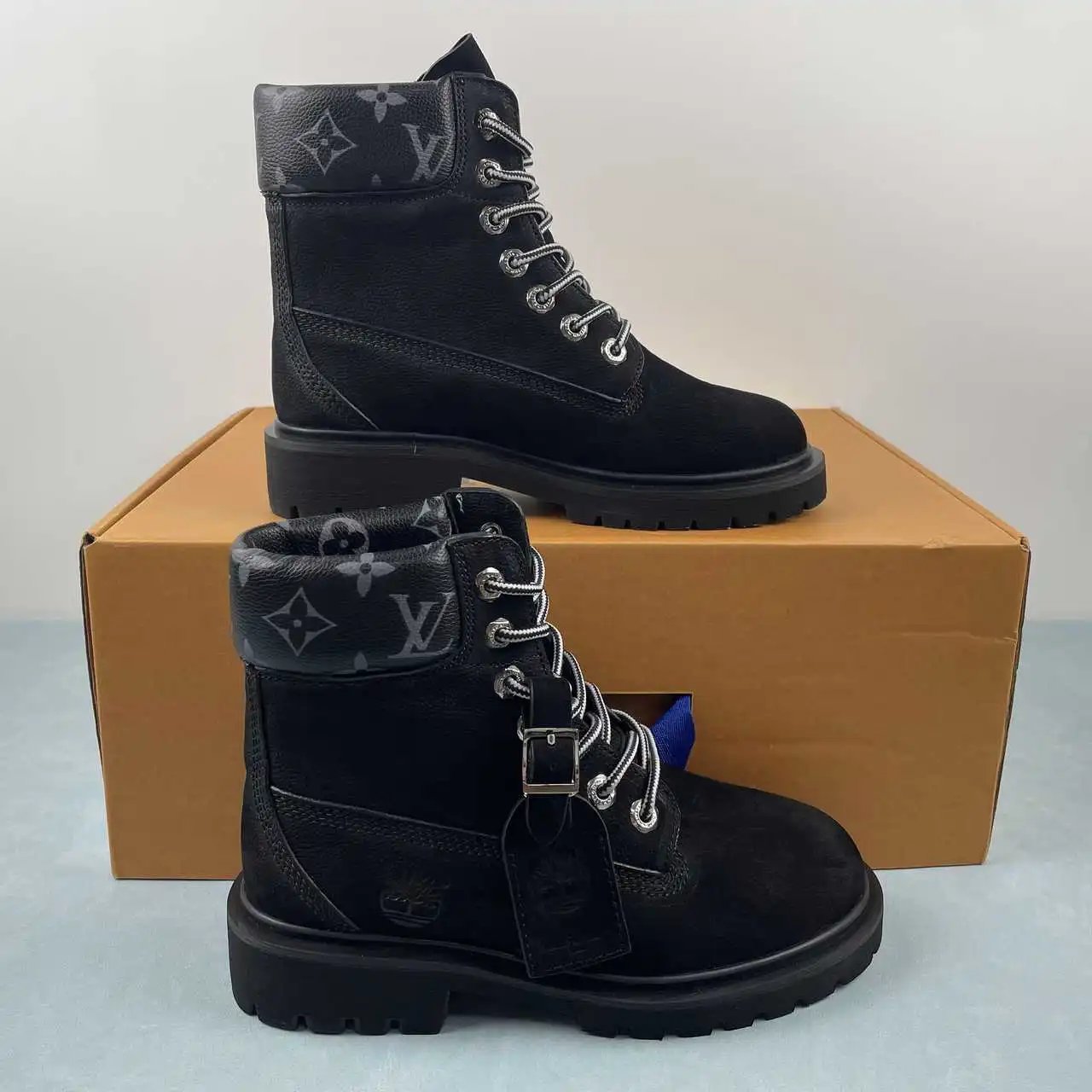 LOUIS VUITTON × Timberland 纯黑 6-Inch Boot