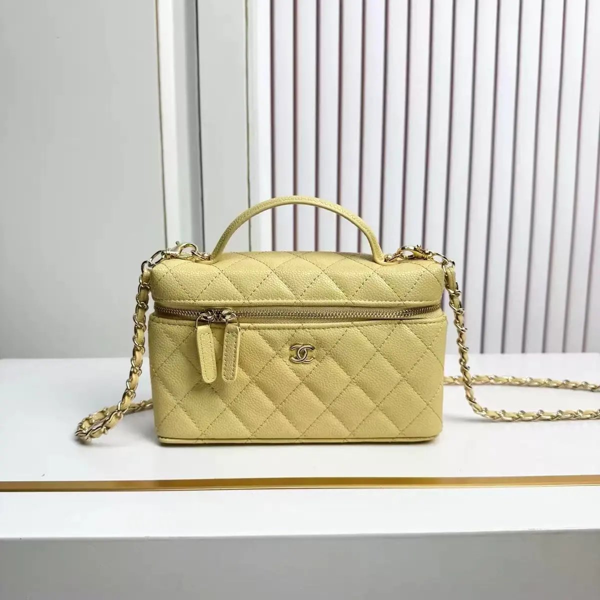 Unbranded Crossbody Bags Bowling bag with multicolour cross appliqués — Chanel – Yellow Box Bag
