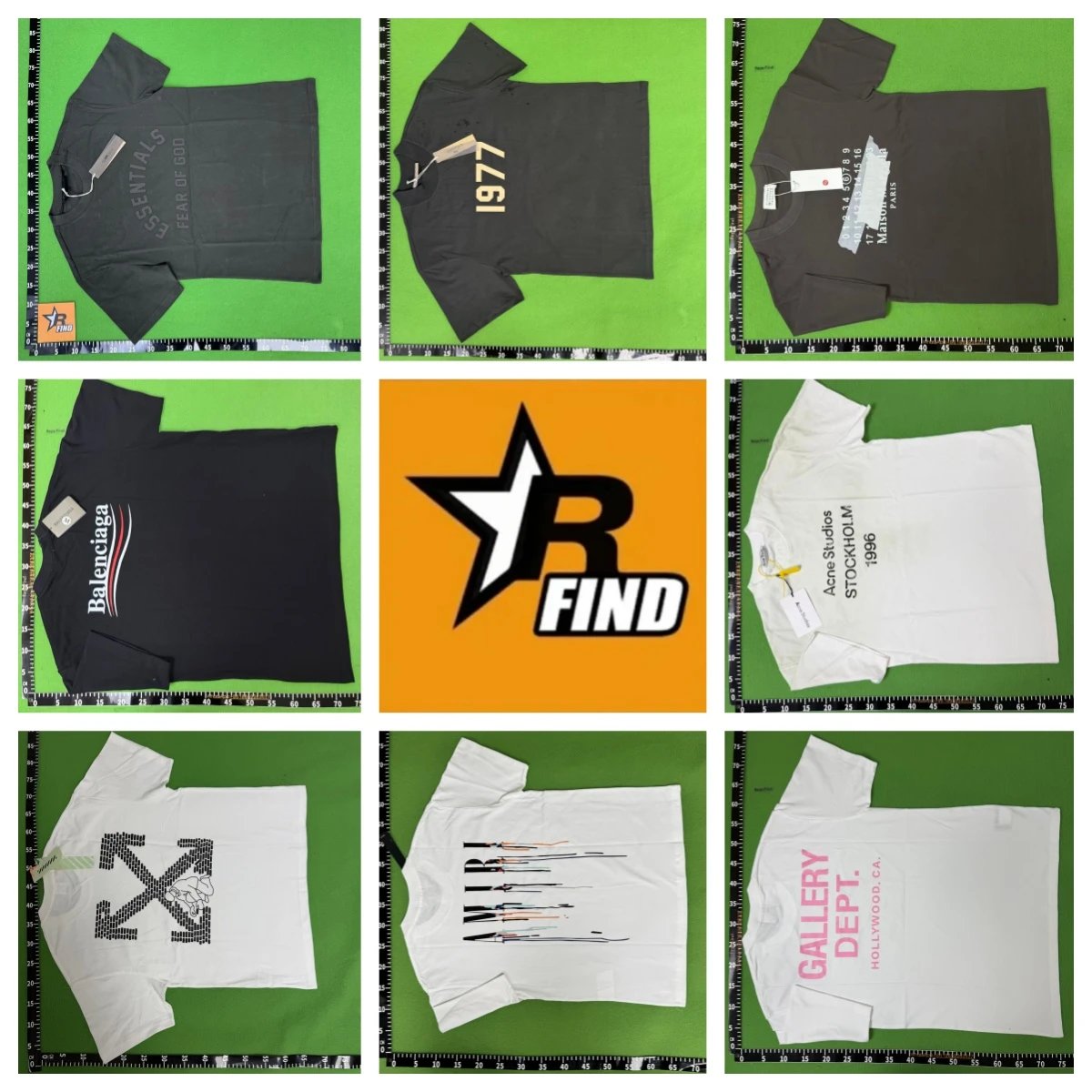 New Year's special offer letter trendy brand short sleeved collection PO
