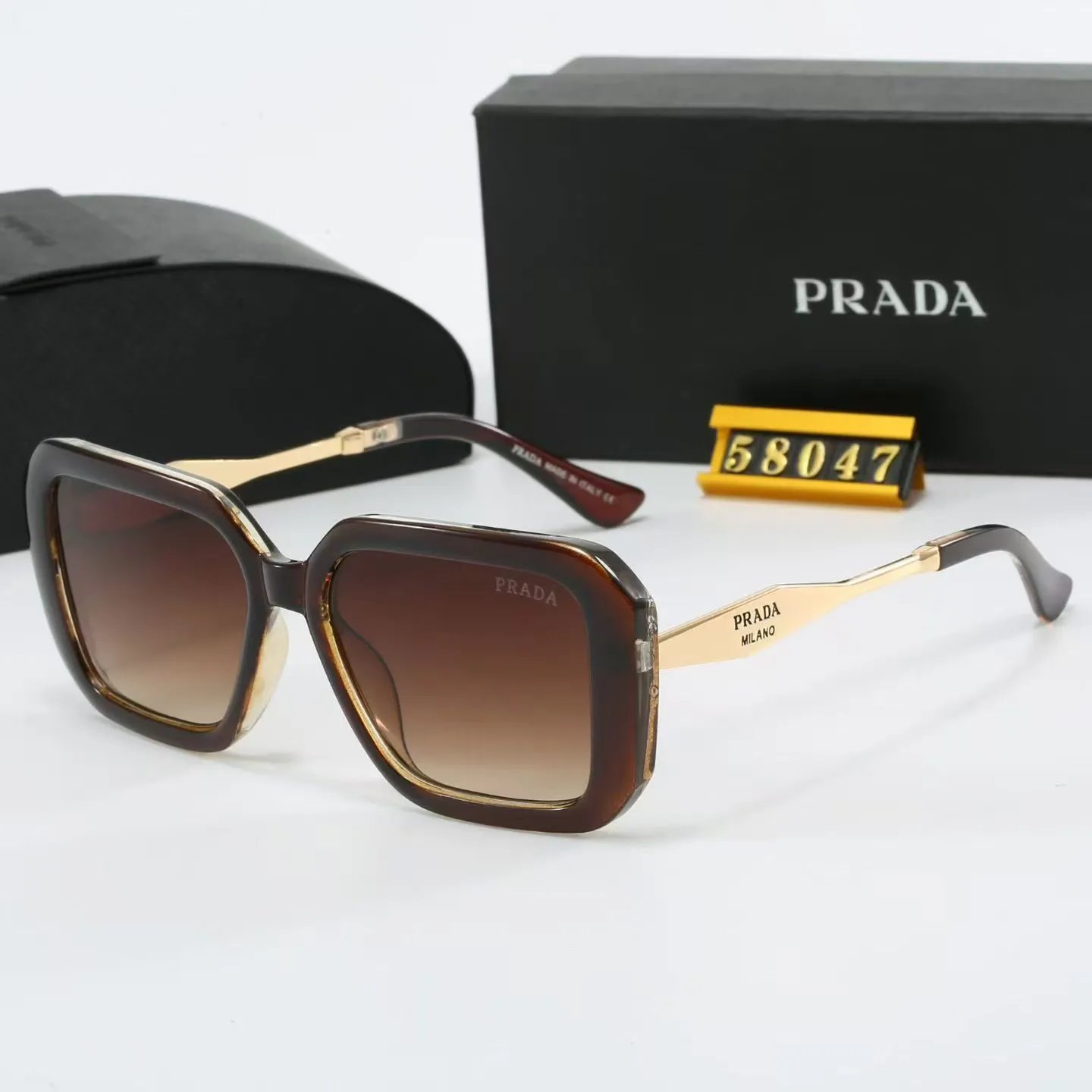 Louis Vuitton Eyewear Square-frame polarized sunglasses — Prada-4