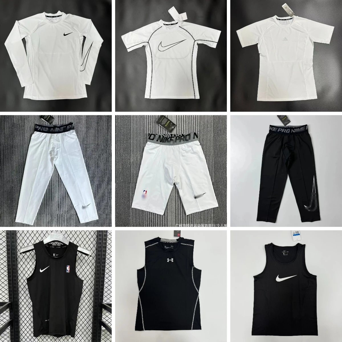 Sports suit, quick-drying, breathable, tight-fitting long and short-sleeved vest, running training, cycling, fitness and leisure, same style for men and women