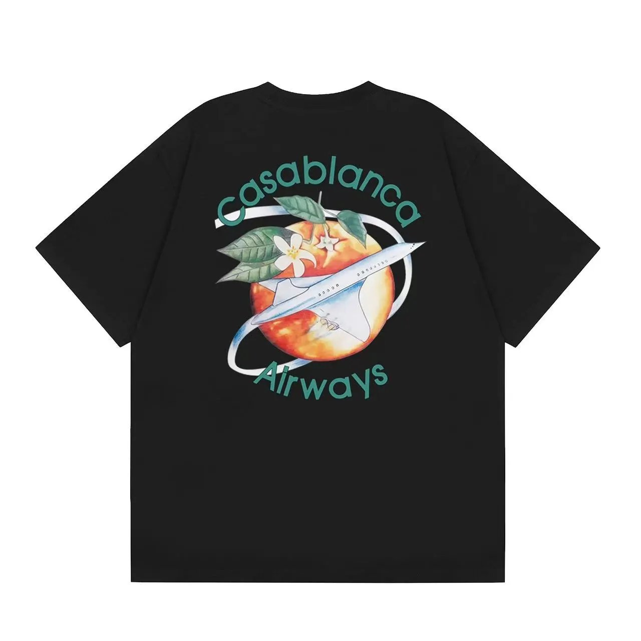 Casablanca T-shirt Airways Graphic Black